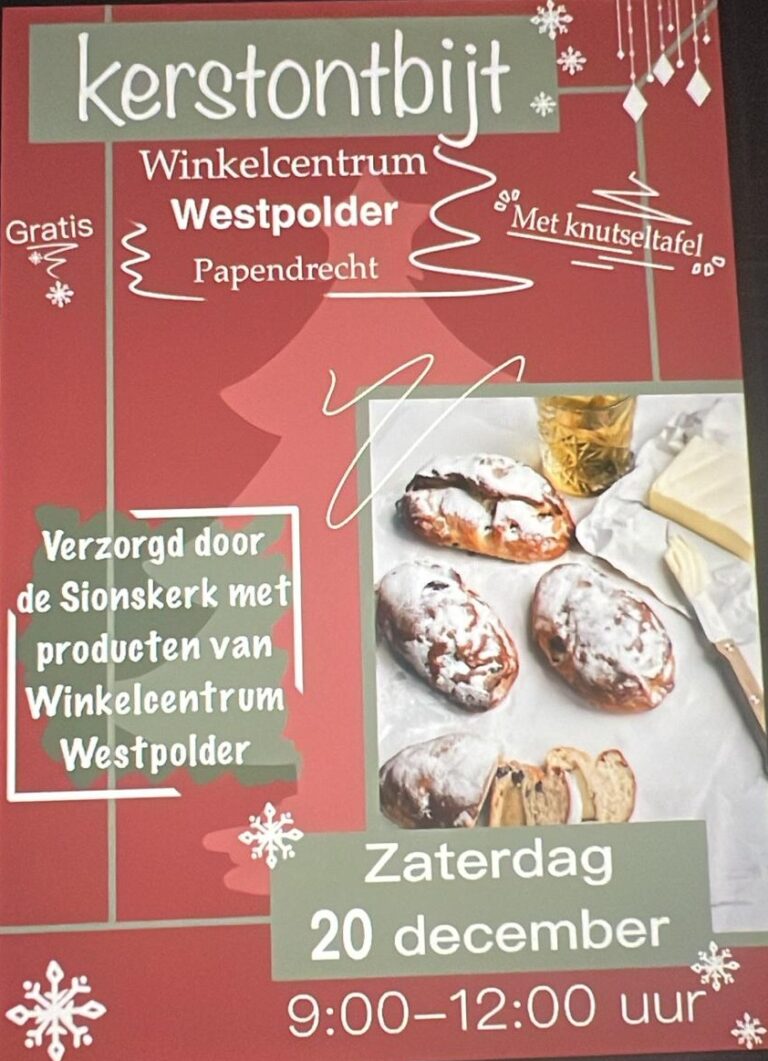Kerstontbijt 20 december 2025 Westpolder